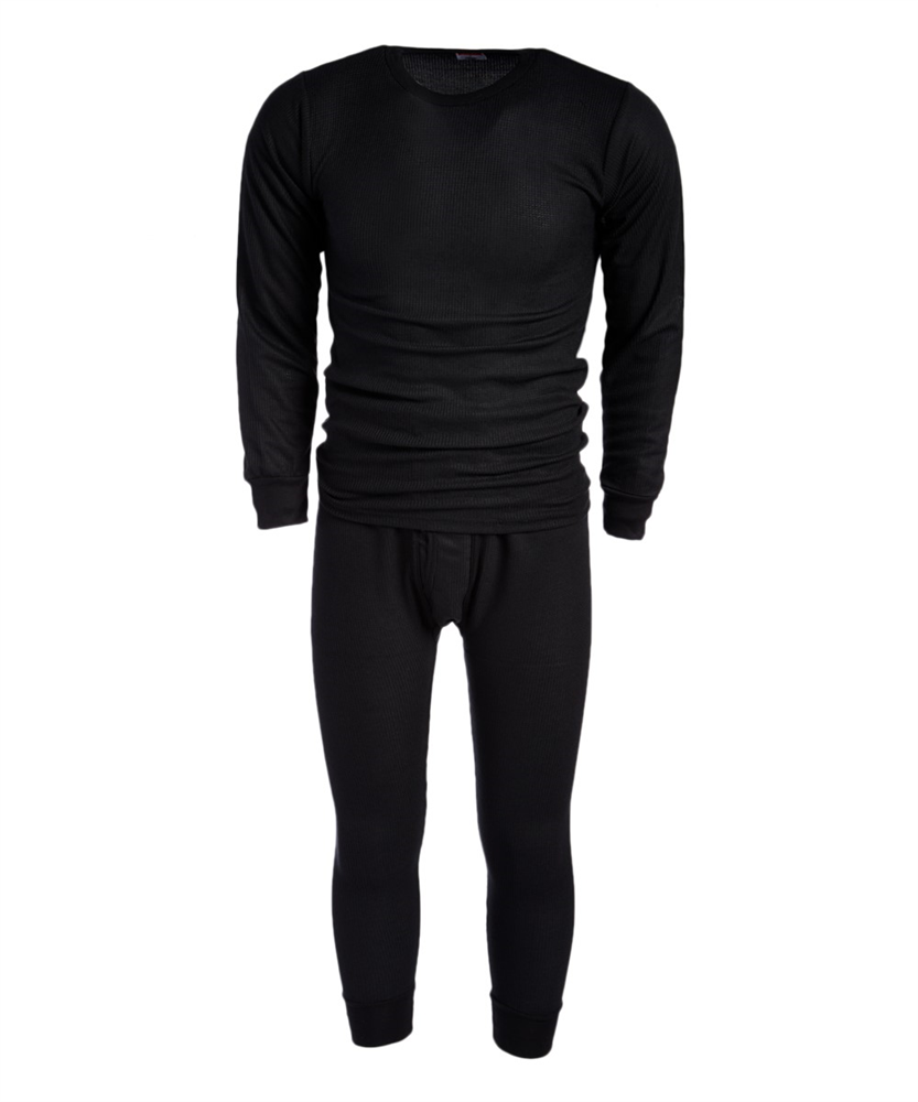 Fruit of the Loom Mens Waffle Weave Crew Neck Thermal Top