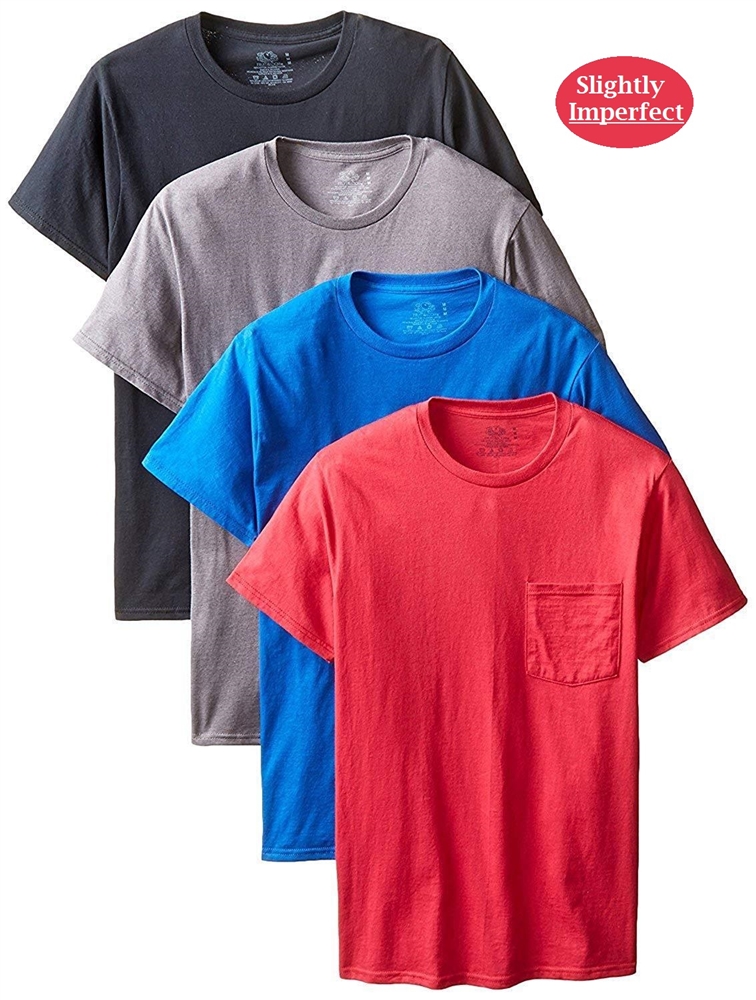 Fruit Of The Loom Men s Pocket T Shirts 4 Pack fruit-of-the-loom-men-s-pocket-t-shirts-4-pack